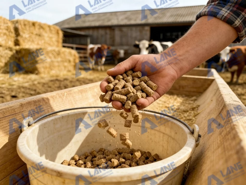 عملية إنتاج أعلاف تفل الشعير