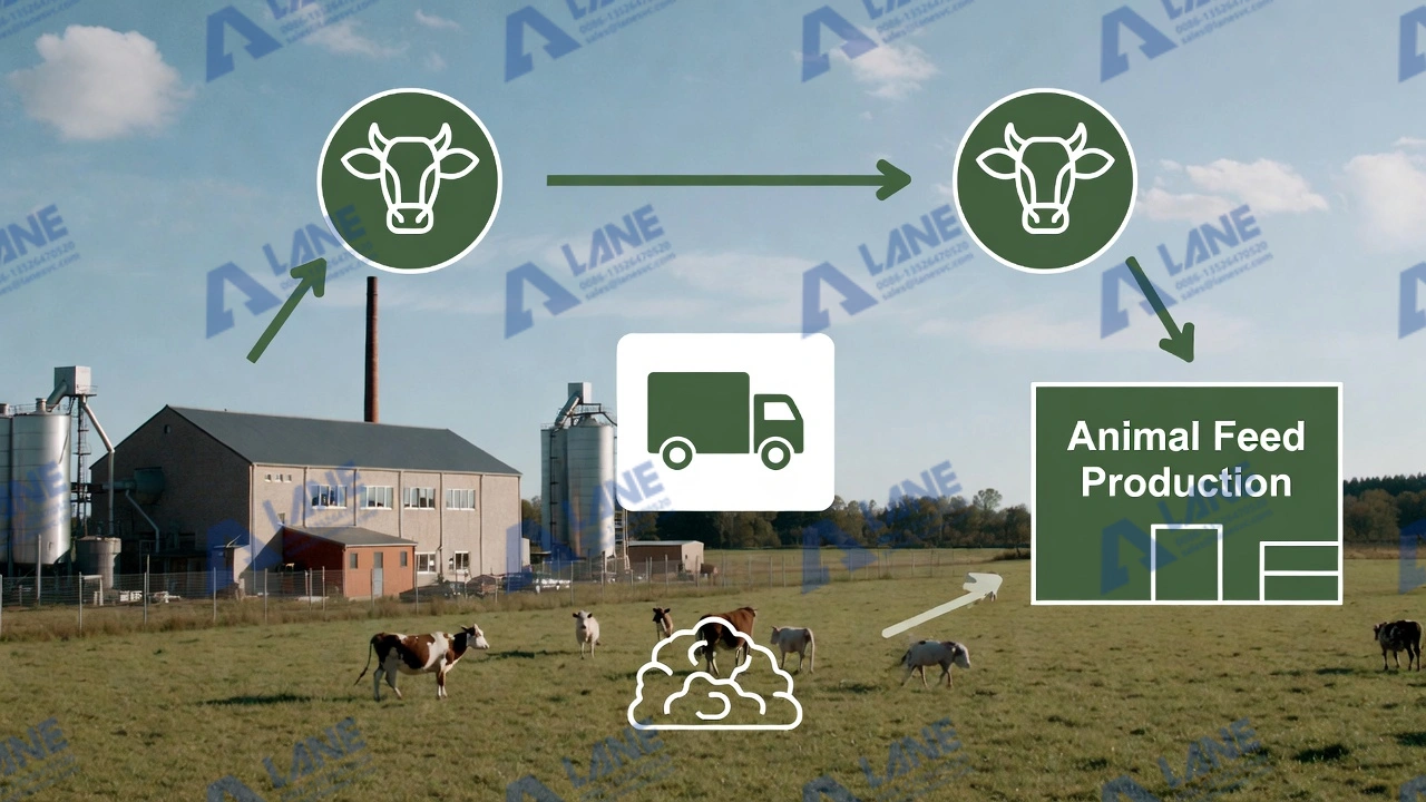 عملية إنتاج أعلاف تفل الشعير