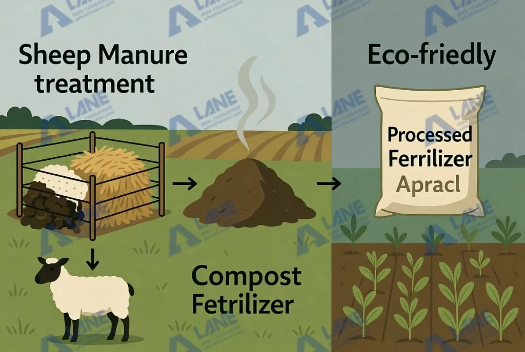 كيفية معالجة روث الأغنام